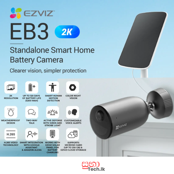 EZVIZ Smart Home Battery Camera 2MP